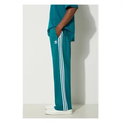 Tepláky adidas Originals Adicolor Baggy Fit Firebird Pant tyrkysová 96020732