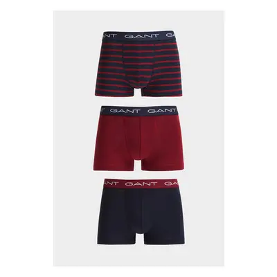 SPODNÍ PRÁDLO GANT STRIPE TRUNK 3-PACK EVENING BLUE 85386215