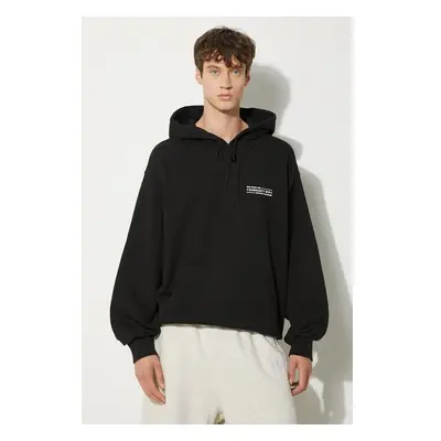 Bavlněná mikina Carhartt WIP Hooded Stamp Sweat pánská, černá barva, s 95192965