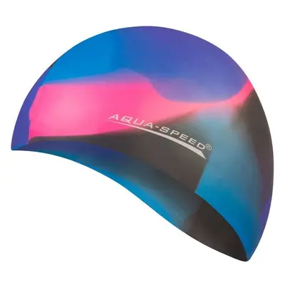 AQUA SPEED Unisexs Swimming Cap Bunt Pattern 80 84461298