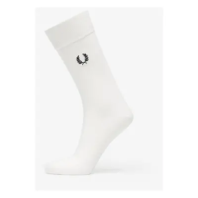 Ponožky FRED PERRY Classic Laurel Wreath Sock Snow White/ Black 39-42 95340002