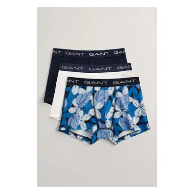 SPODNÍ PRÁDLO GANT FLORAL PRINT TRUNK 3-PACK EVENING BLUE 83247946