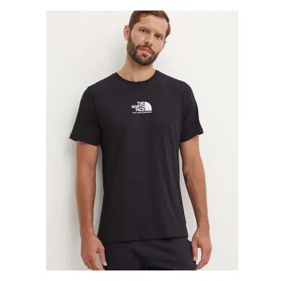 Bavlněné tričko The North Face M S/S Fine Alpine Equipment Tee 3 černá 89374378