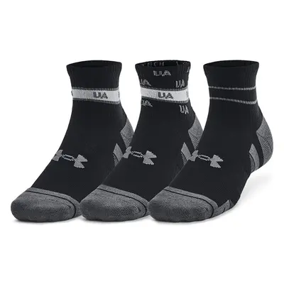 Ponožky Under Armour Perf Tech Nvlty 3-Pack Qtr Black 001 S 90353349