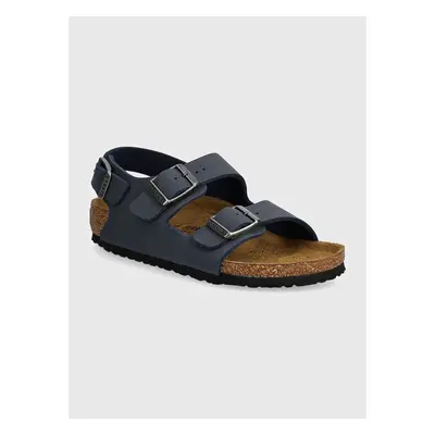 Dětské sandály Birkenstock Milano tmavomodrá barva, 1027892 94389034