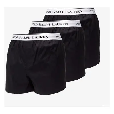 Trenky Ralph Lauren Stretch Cotton Slim Fit Trunks 3-Pack Black S 85122199