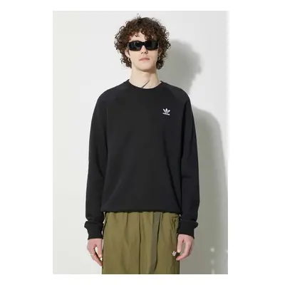 Mikina adidas Originals Trefoil Essentials Crewneck pánská, černá 87204280