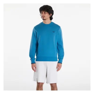 Mikina Fred Perry Crew Neck Sweatshirt Ocean/ Navy 92444210