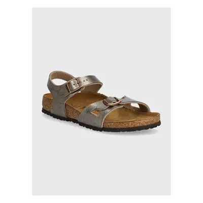 Dětské sandály Birkenstock Rio zlatá barva, 1027921 94389032