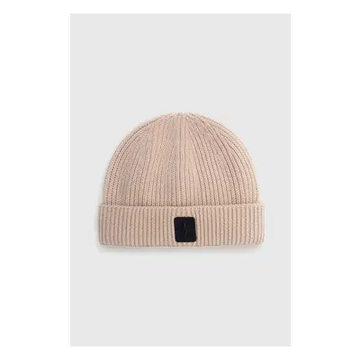 Neil Barrett Čepice z vlněné směsi Neil Barett FISHERMAN BEANIE béžová 85495415