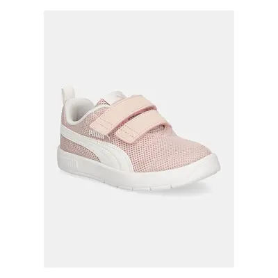 Dětské sneakers boty Puma Courtflex V3 Mesh PS růžová barva, 398085 96177596