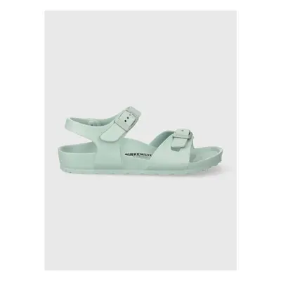 Dětské sandály Birkenstock Rio EVA Kids tyrkysová barva 89349917