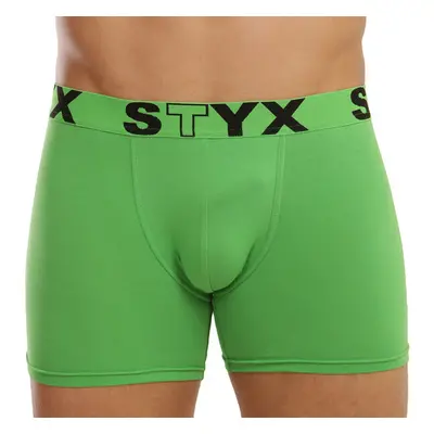 Pánské boxerky Styx long sportovní guma zelené (U1069) 65320093