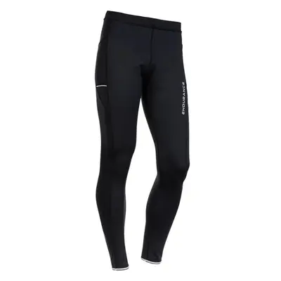 Pánské legíny Endurance Energy Windblock Tights Black 92133890