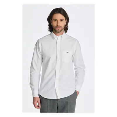 KOŠILE GANT REG OXFORD SHIRT WHITE 84606175