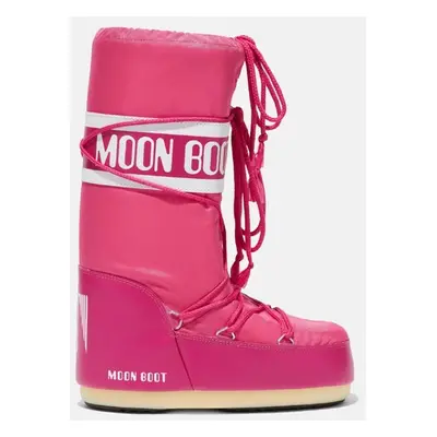 Dětské růžové sněhule Moon Boot Icon Nylon 87342363