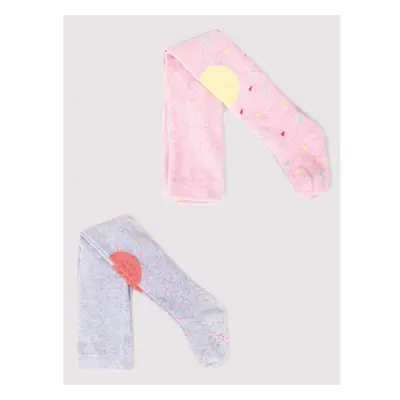 Yoclub Kidss 2Pack Girls Tights With ABS RAB-0025G-AA0A-005 81476181