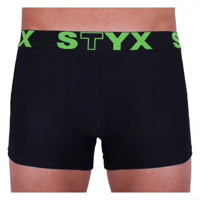 Pánské boxerky Styx sportovní guma nadrozměr černé (R962) 44020313