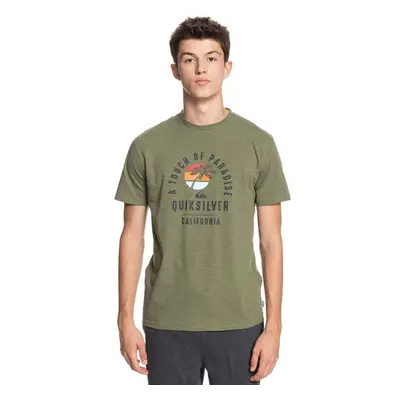 TRIKO QUIKSILVER QUIET HOUR S/S - zelená - 62782607