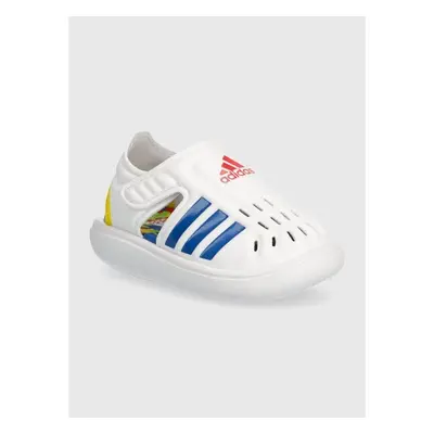 Dětské boty do vody adidas WATER SANDAL I bílá barva 91472959