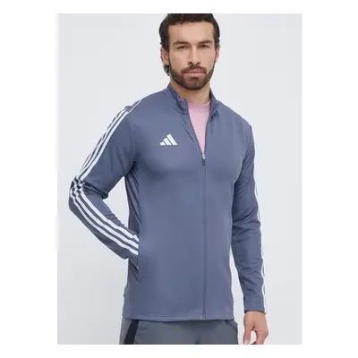 Tréninková mikina adidas Performance Tiro 23 šedá barva, s aplikací, 87717480