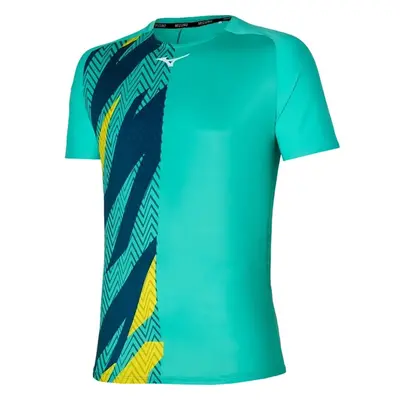 Pánské tričko Mizuno Shadow Graphic Tee Turquoise L 91739818