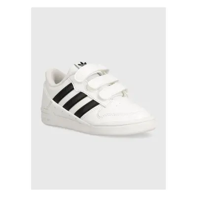 Dětské kožené sneakers boty adidas Originals TEAM COURT 2 STR CF bílá 93788350