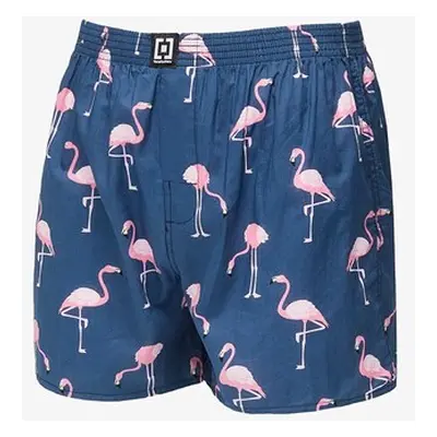 Trenky Horsefeathers Manny Boxer Shorts Blue/ Flamingos Print L 95340854