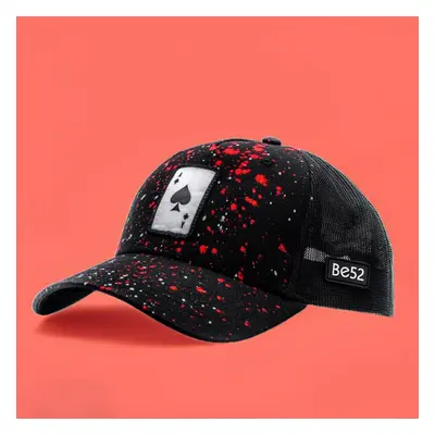 Be52 Ace splash kšiltovka premium black/red-white 94628316