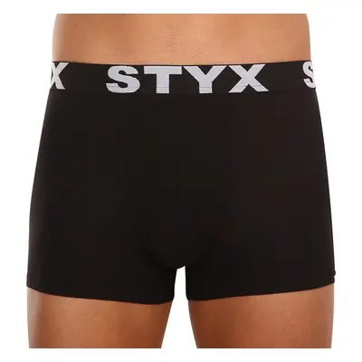 Pánské boxerky Styx sportovní guma černé (G960) 13604637