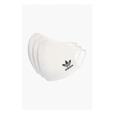 Ochranná rouška adidas Originals Face Covers XS/S 3-pack HB7855-white 84010649