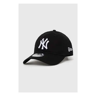 Bavlněná baseballová čepice New Era NEW YORK YANKEES černá barva, s 86148697