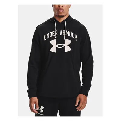 Pánská mMikina Under Armour RIVAL TERRY BIG LOGO HD-BLK S 61553162