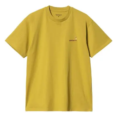 TRIKO CARHARTT WIP American Script S/S - žutá - 94352065