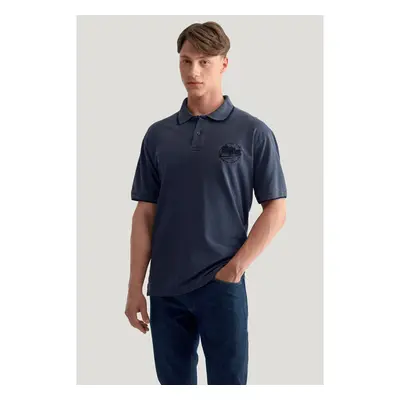 POLOKOŠILE GANT USA SS POLO PIQUE EVENING BLUE 82979917