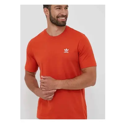 Bavlněné tričko adidas Originals oranžová barva 83436095