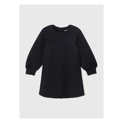 Dívčí šaty Emporio Armani tmavomodrá barva, mini, oversize 85055538