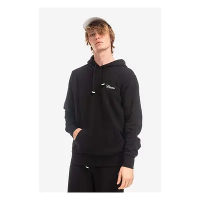 Bavlněná mikina CLOTTEE Jade Donut Hoodie pánská, černá barva, s 84016138