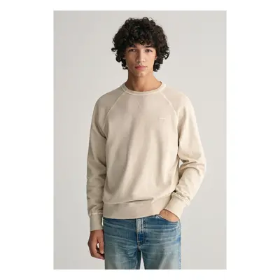 MIKINA GANT SUNFADED C-NECK SWEAT SILKY BEIGE 90512495