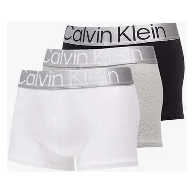 Trenky Calvin Klein Steel Cotton Trunk 3-Pack Black/ White/ Grey 95259255