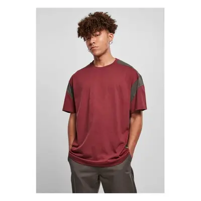 URBAN CLASSICS Active Tee - cherry/blackbird 73741964