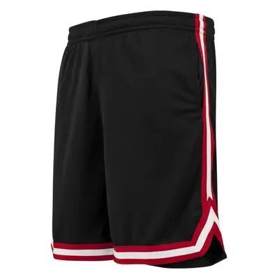 URBAN CLASSICS Stripes Mesh Shorts - blkredwht 73746421