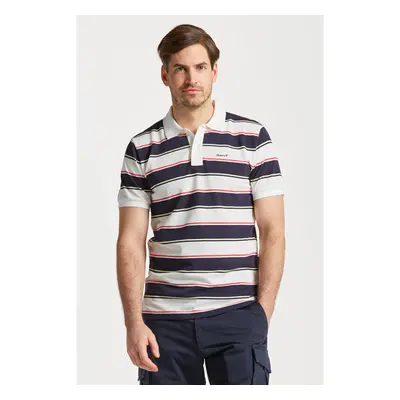 POLOKOŠILE GANT MULTI STRIPE SS PIQUE EGGSHELL 78948510