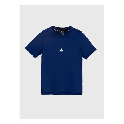 Dětské tričko adidas tmavomodrá barva, s potiskem 90046882