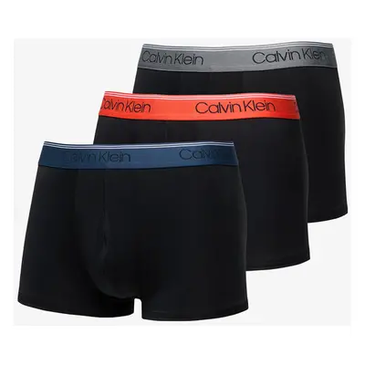 Boxerky Calvin Klein Microfiber Stretch Low Rise Trunk 3-Pack Black S 91853099