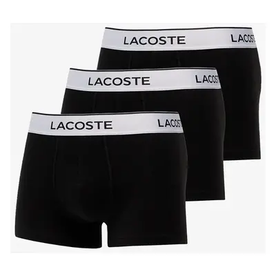 Boxerky LACOSTE Underwear Trunk 3-Pack Black S 91934495