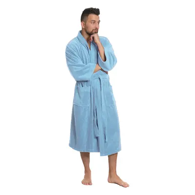 Interkontakt Pánský župan model KIMONO 06 Light Blue 51136777