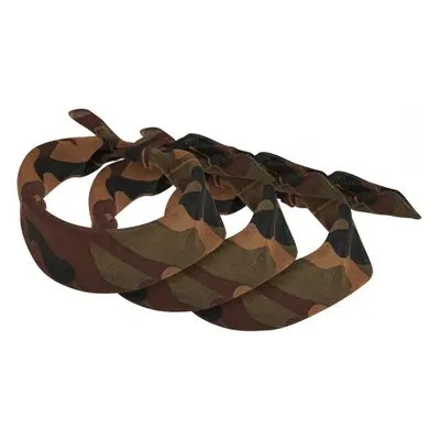 URBAN CLASSICS Bandana 3-Pack - woodcamo 53190267