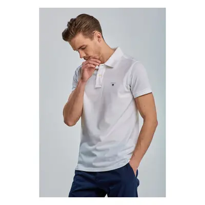 POLOKOŠILE GANT ORIGINAL SLIM PIQUE SS RUGGER WHITE 77244254