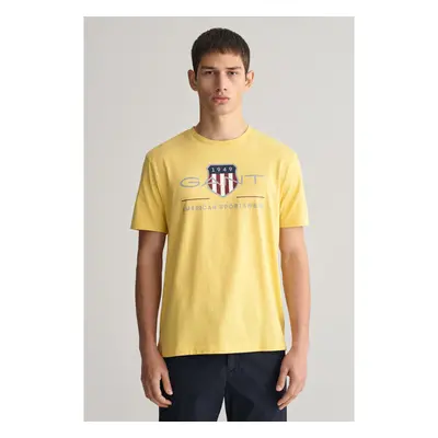 TRIČKO GANT REG ARCHIVE SHIELD SS T-SHIRT DUSTY YELLOW 90826108